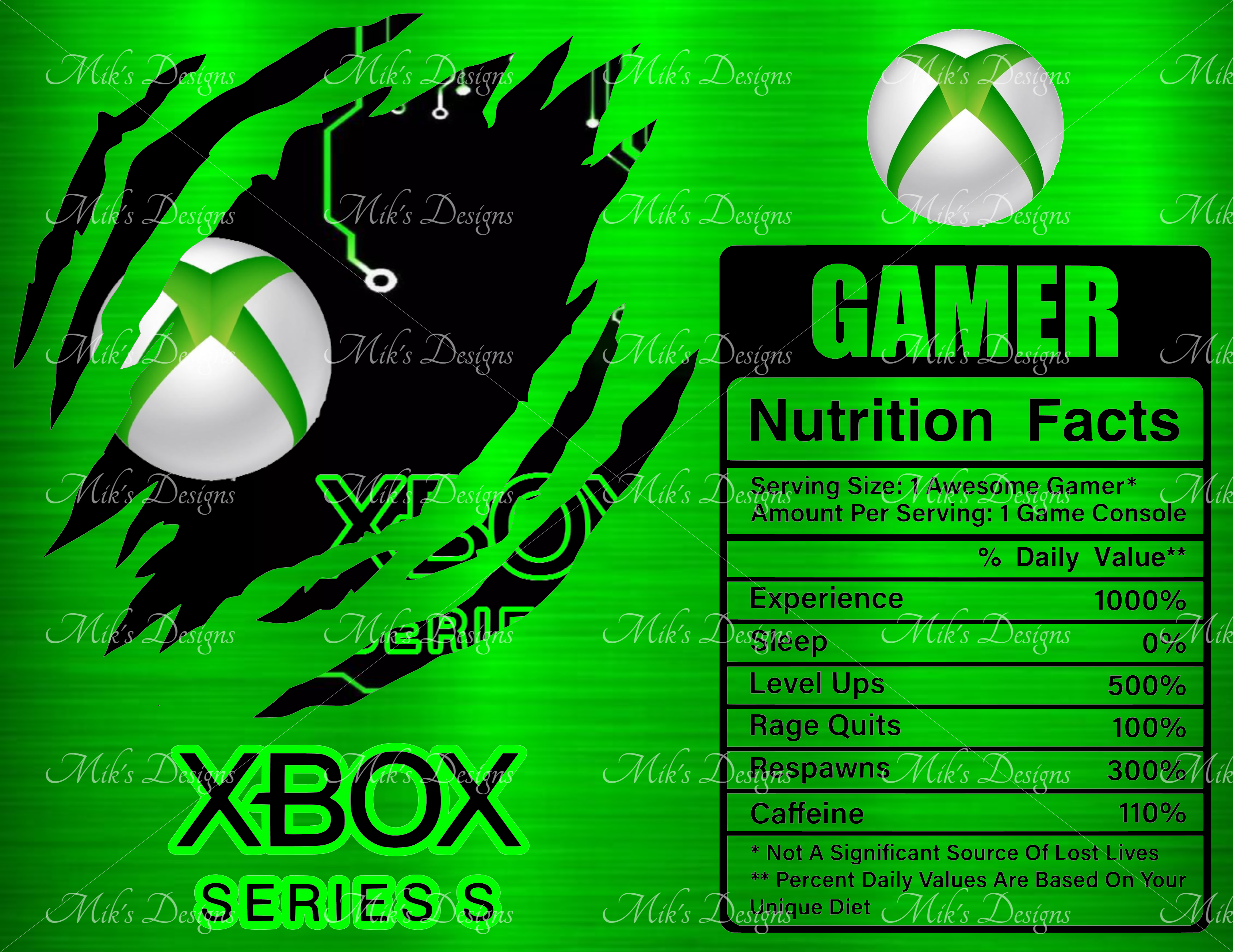 Xbox Series S Tumbler Wrap