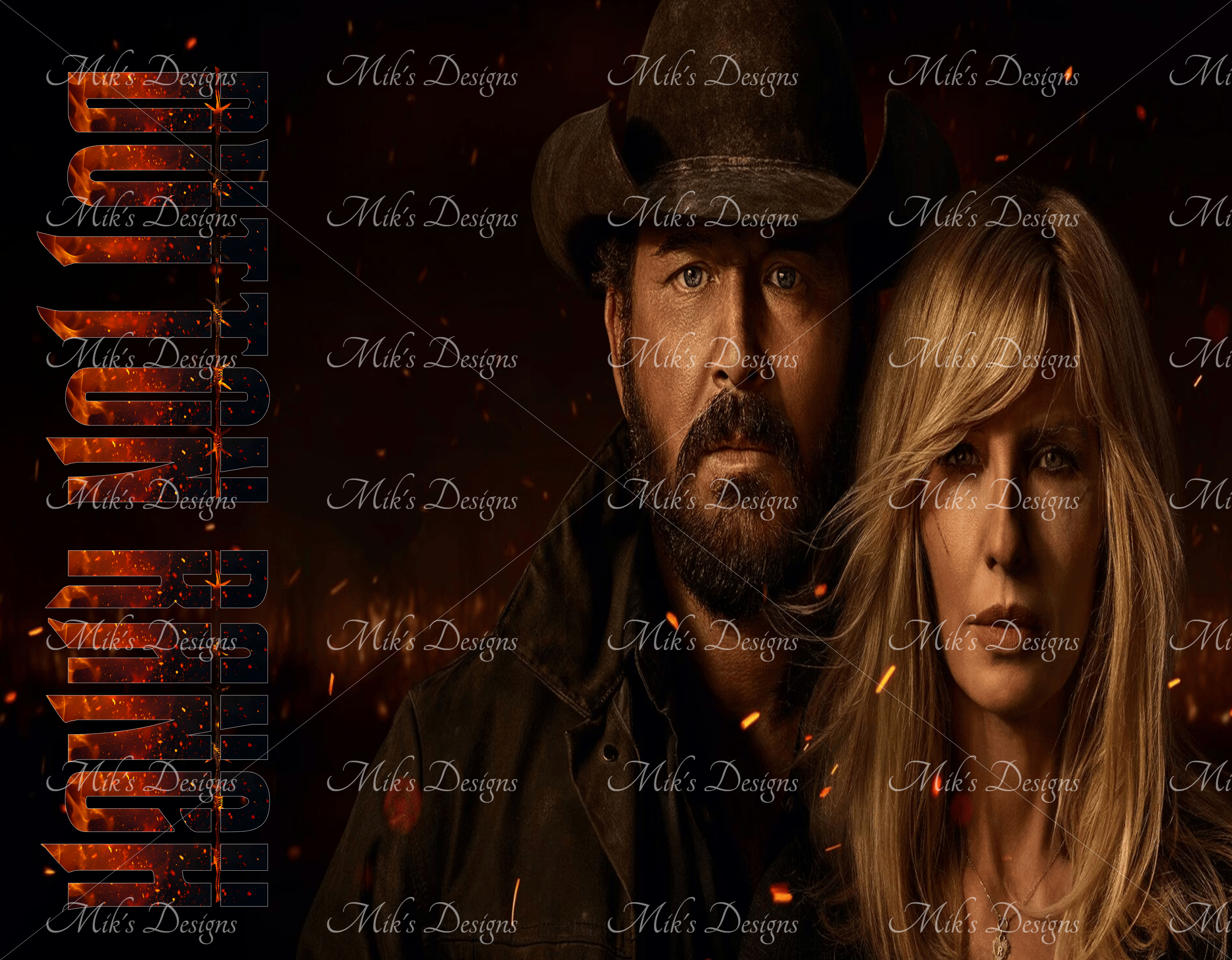 Dutton Ranch Tumbler Wrap