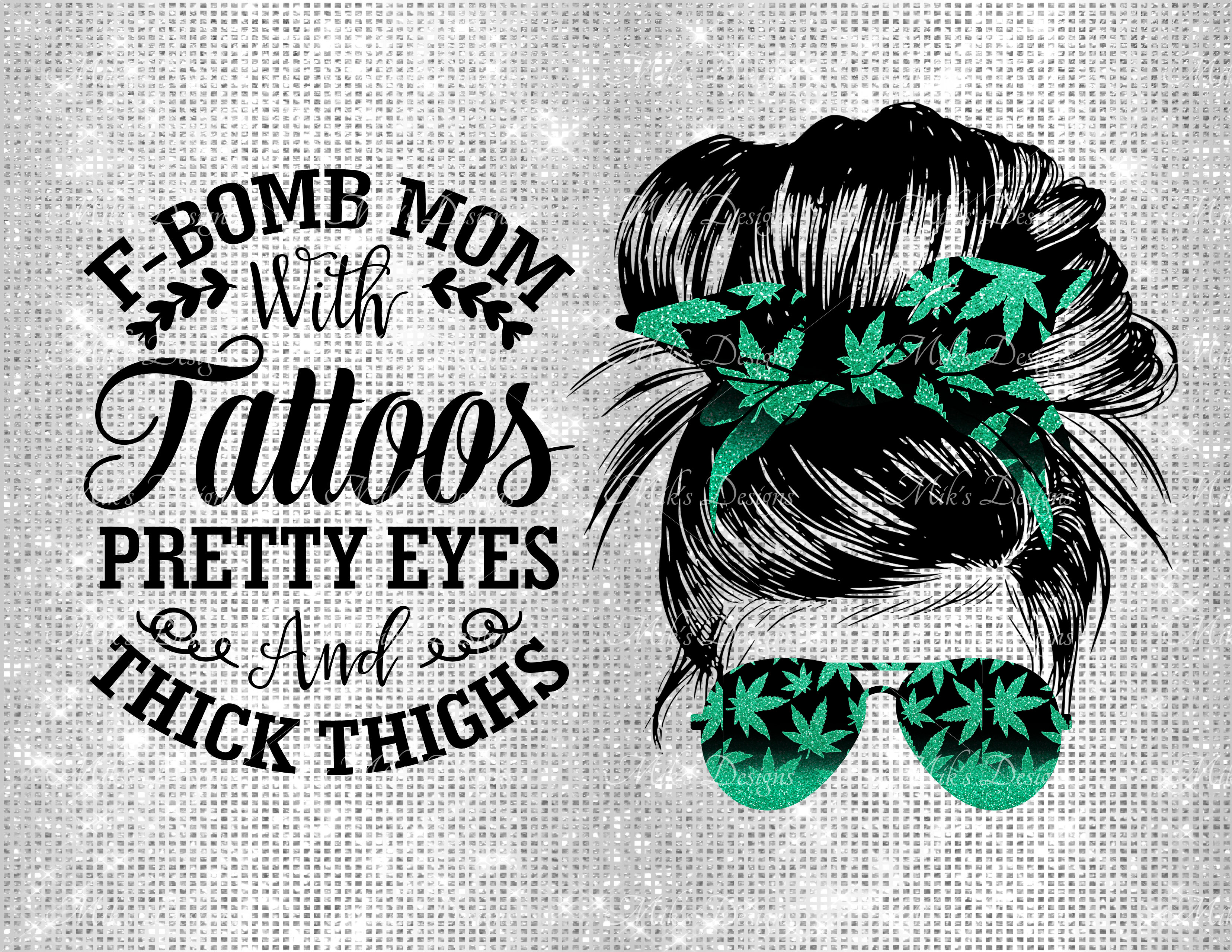 420-Messy-Bun-Tumbler-Wrap