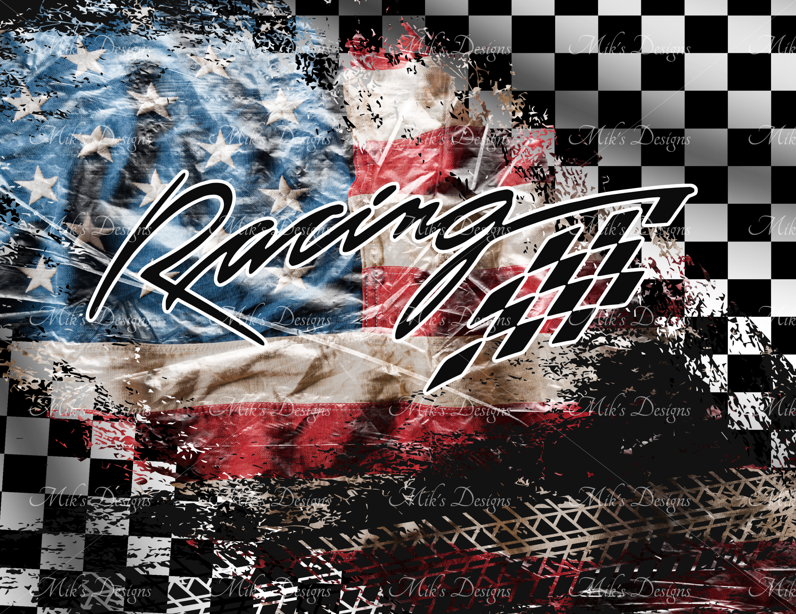 Racing Tumbler Wrap