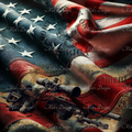 American Flag Tumbler Wrap